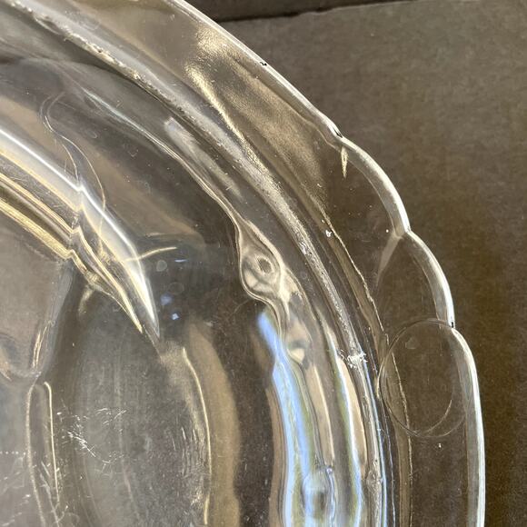 Vintage Pyrex Clear Tree of Life Meat Platter Roasting Plate 815 - Picture 5 of 10